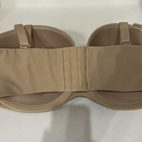 Cacique 44DDD Smooth Boost Multi Way Strapless Beige New Bra - Picture 12 of 12